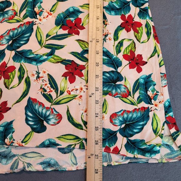 TOPSHOP Womens SZ 12 Floral Double Strap Tank Top Summer Spring - Picture 7 of 7